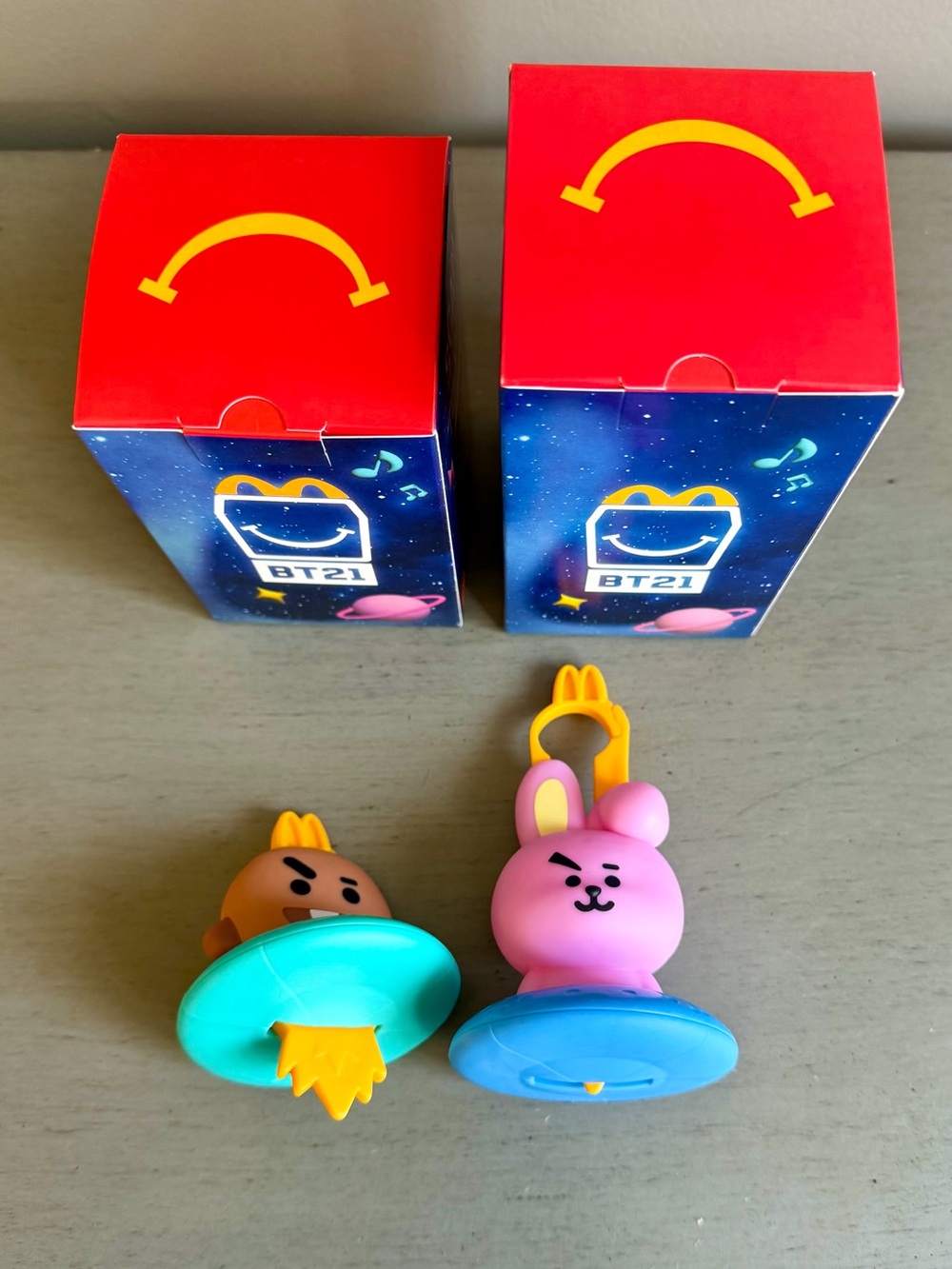 McDonald's Shooky & Cooky BT21 Happy Meal Toy Figures Set K-Pop BTS 2026 NEW - Picture 4 of 5